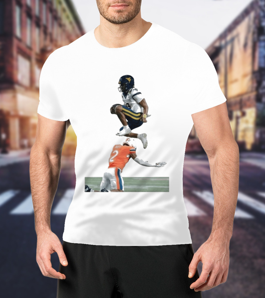 Michael Hawkins Jr Donavon Platt Football Leap Duke's Mayo T-Shirt