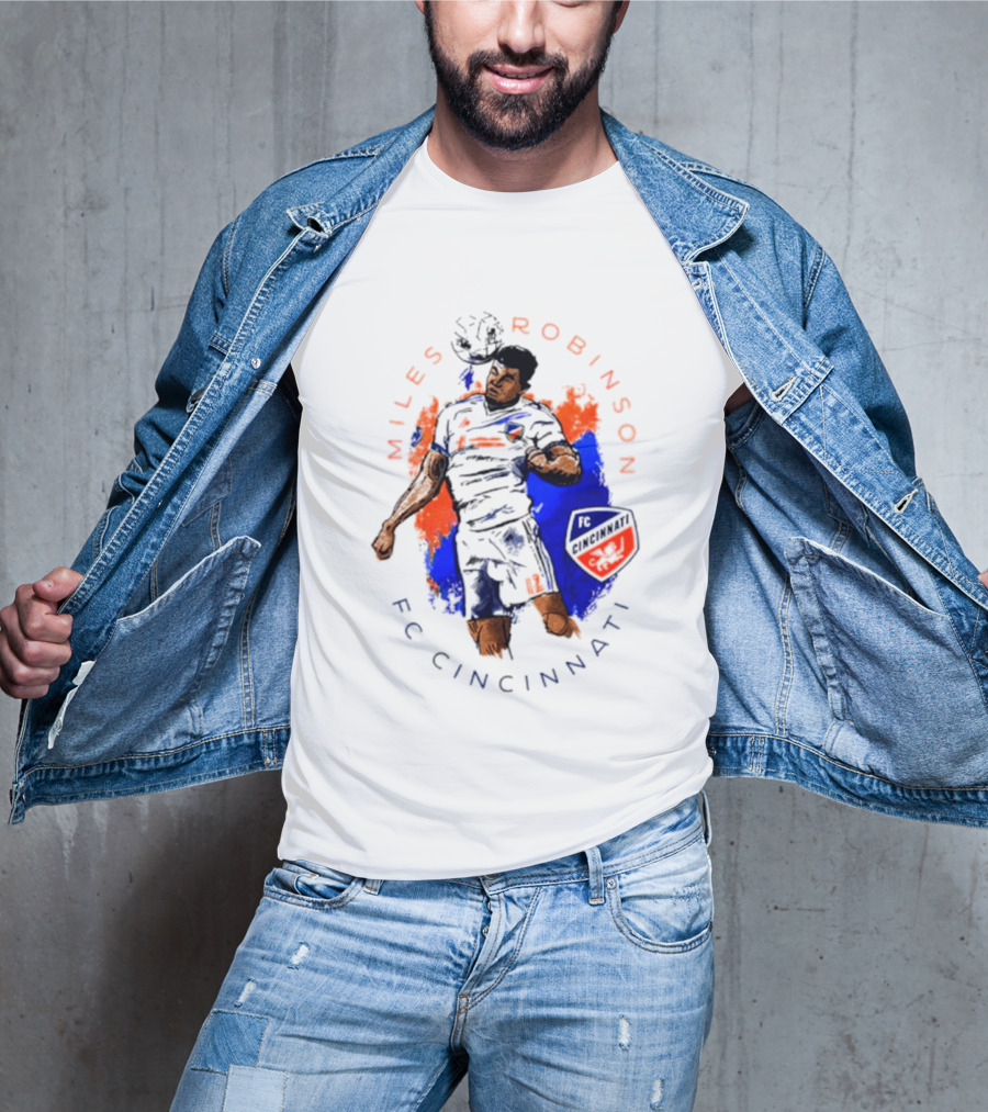 Miles Robinson FC Cincinnati Player Make Your Mark T-Shirt