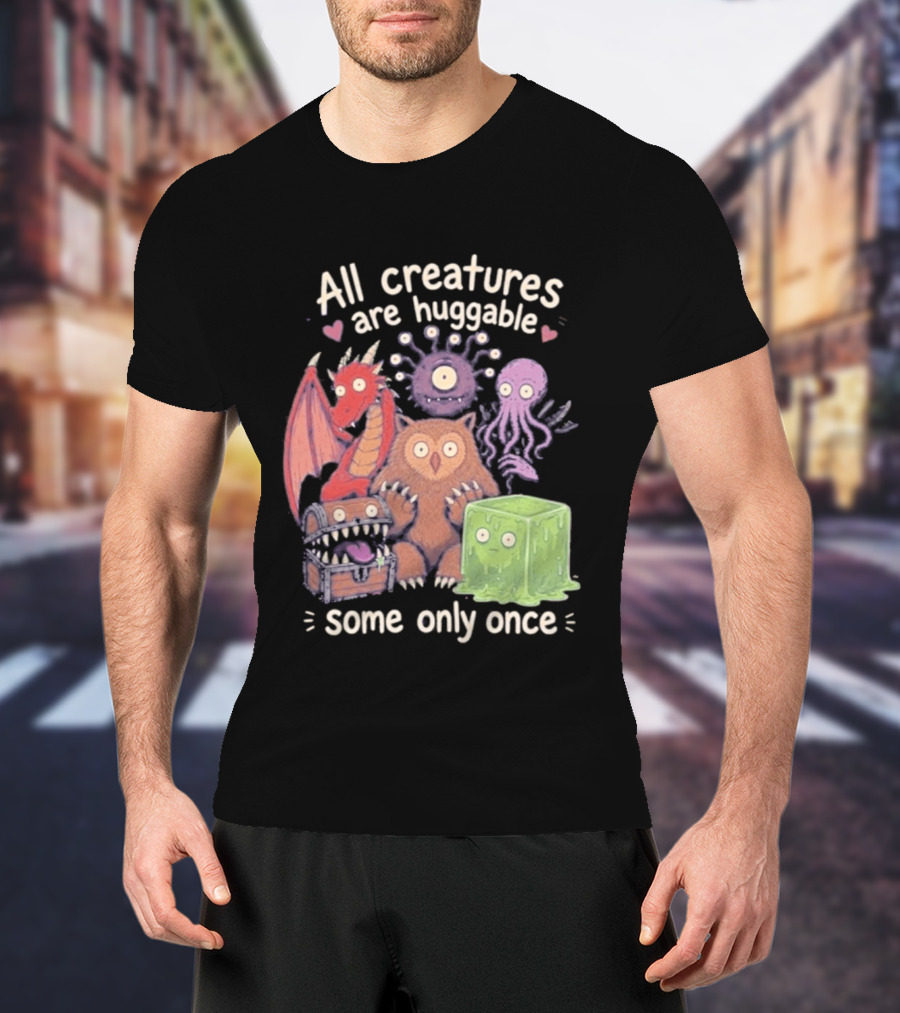 Dungeons & Dragons Creatures Huggable Once Cute Monster T-Shirt