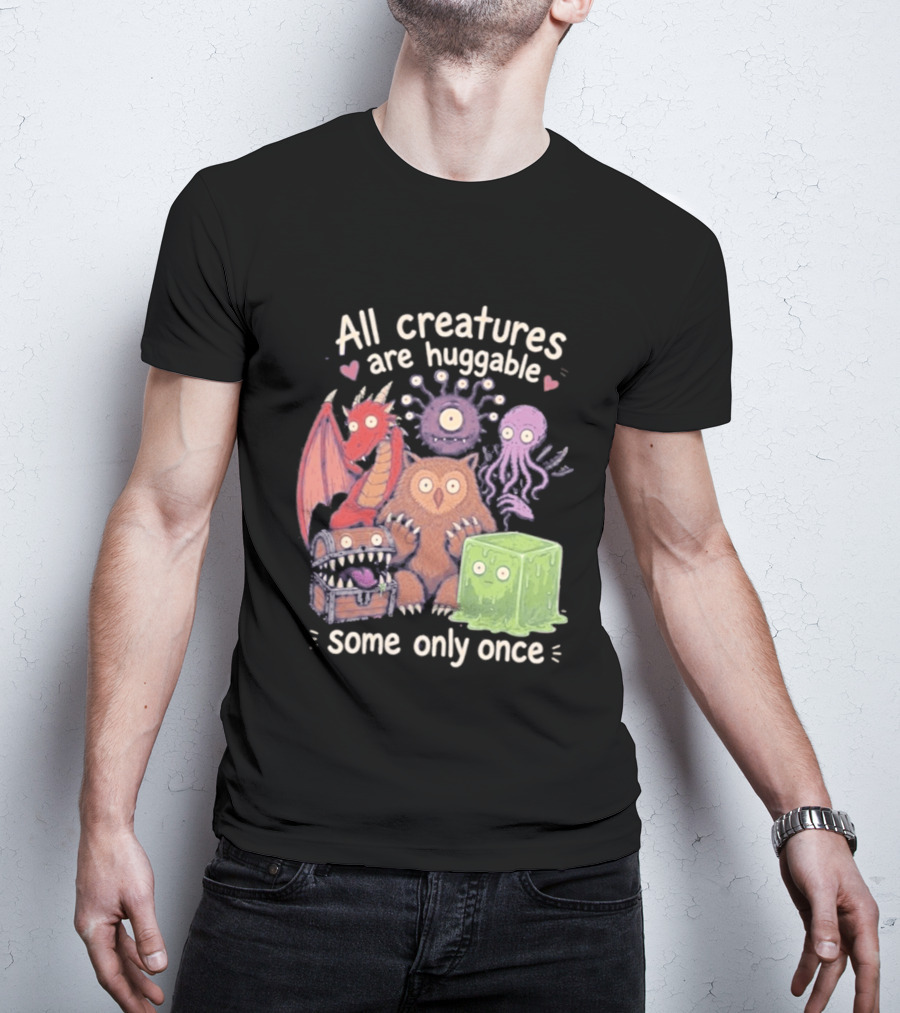 Dungeons & Dragons Creatures Huggable Once Cute Monster T-Shirt