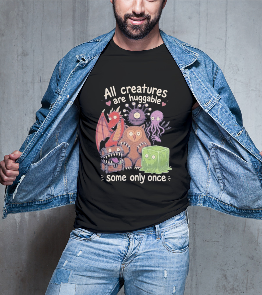 Dungeons & Dragons Creatures Huggable Once Cute Monster T-Shirt