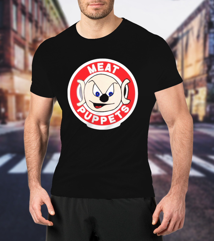 Meat Puppets Alternative Rock Merchandise Iconic Cartoon T-Shirt