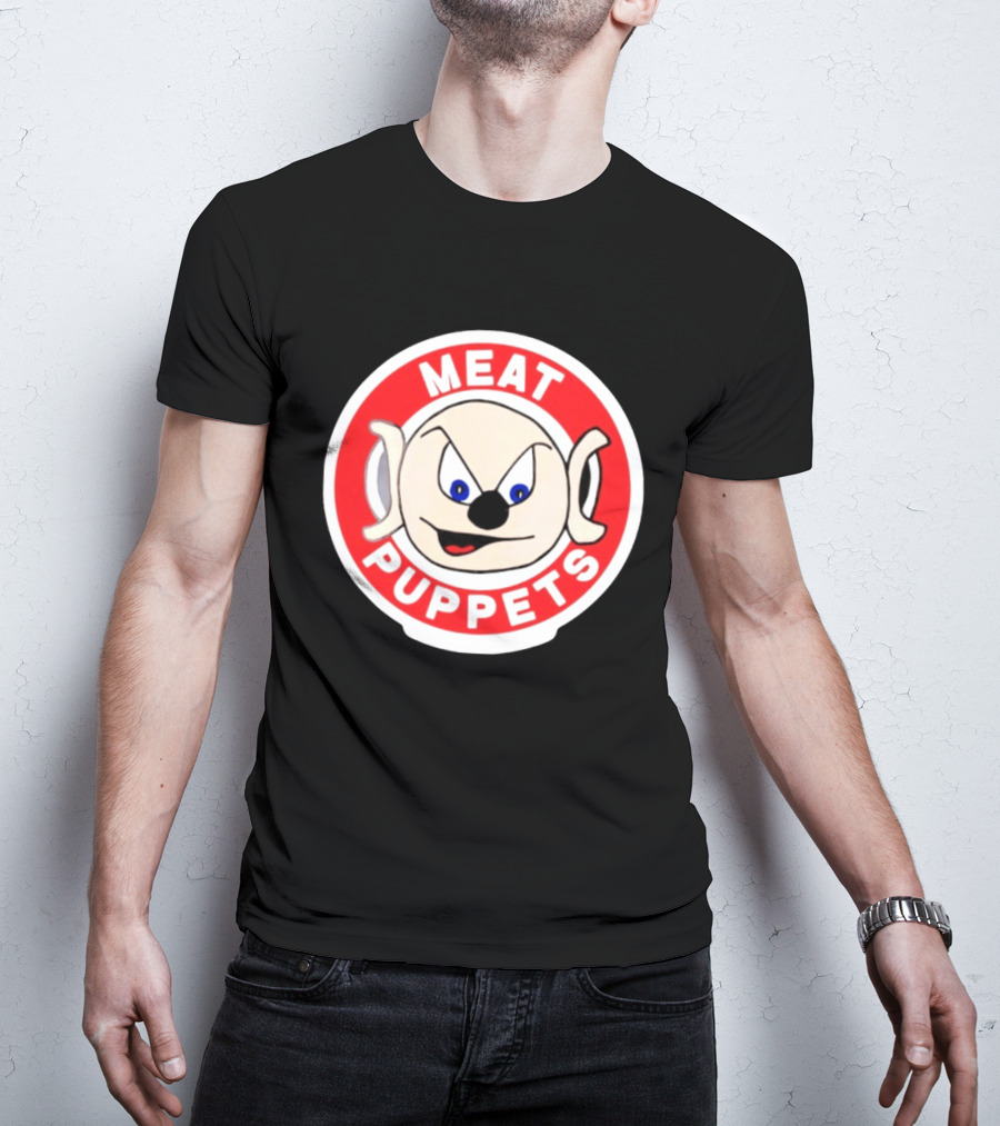 Meat Puppets Alternative Rock Merchandise Iconic Cartoon T-Shirt