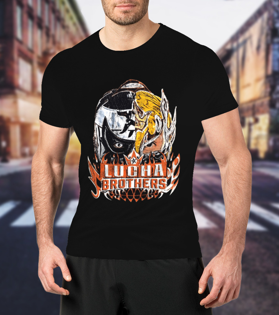Lucha Brothers Penta Rey Fenix Mask Duo WWE T-Shirt