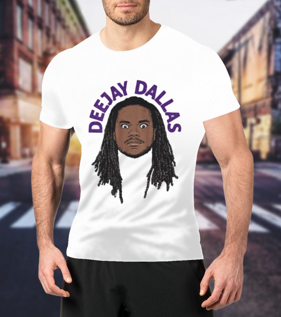 DeeJay Dallas Headshot Illustration Minnesota Football T-Shirt