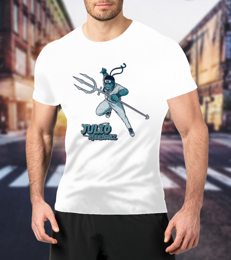Seattle Mariners Julio Rodríguez Anime Ninja T-Shirt