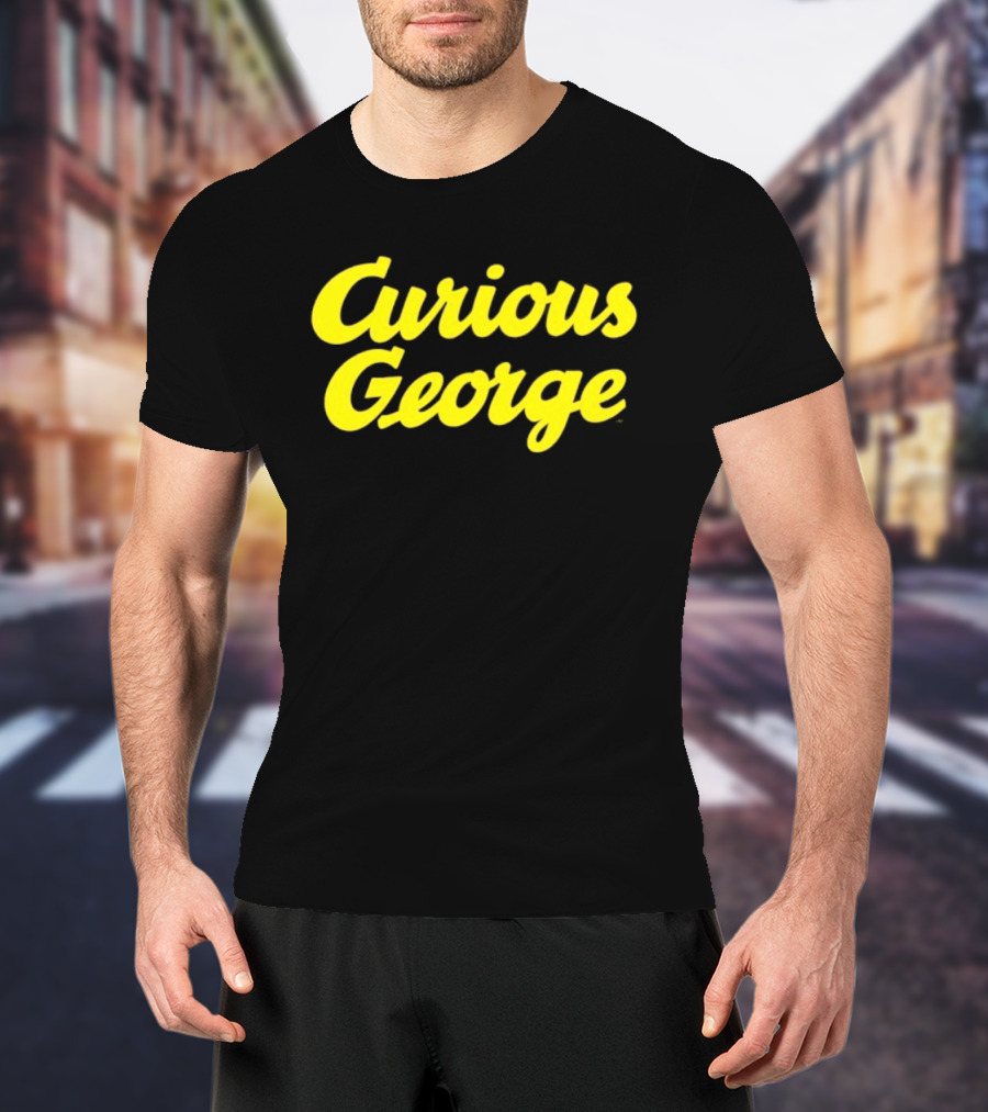 Curious George Monkey Children's Book PBS Series Official Merchandise T-Shirt