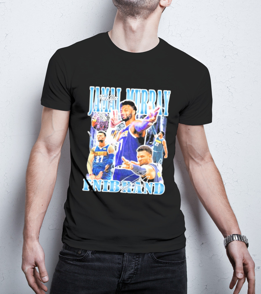 Jamal Murray The Killer Denver Nuggets FNIBRAND Basketball T-Shirt