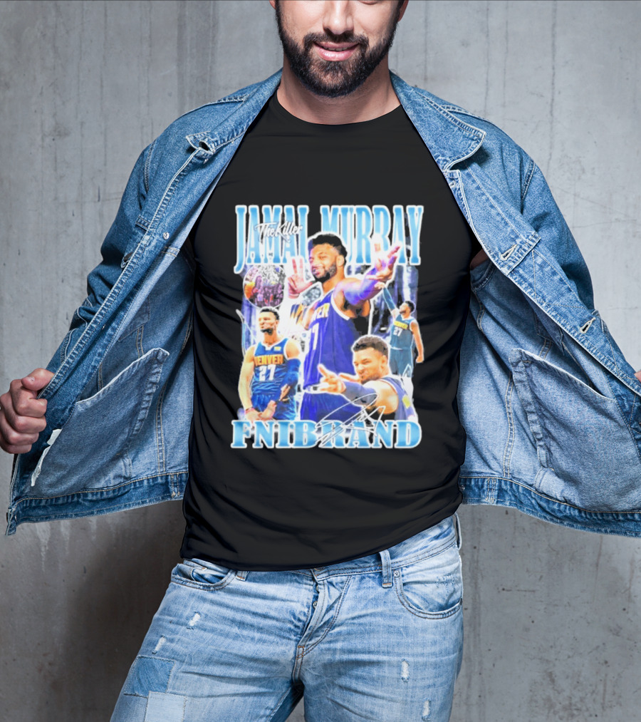 Jamal Murray The Killer Denver Nuggets FNIBRAND Basketball T-Shirt