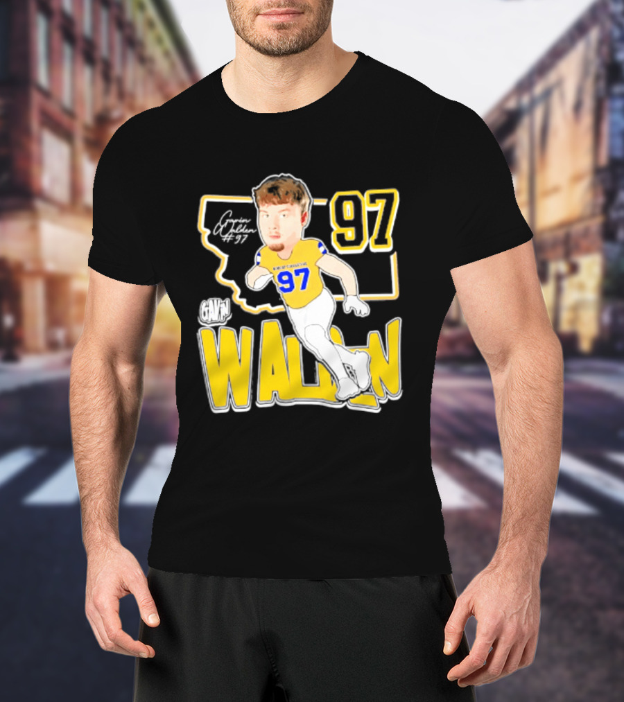 Montana State Bobcats Player Walden 97 Caricature 2026 T-Shirt