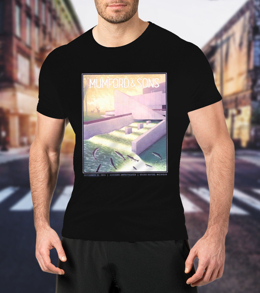 Mumford And Sons September 22 2026 Grand Rapids Acrisure Amphitheater Event T-Shirt