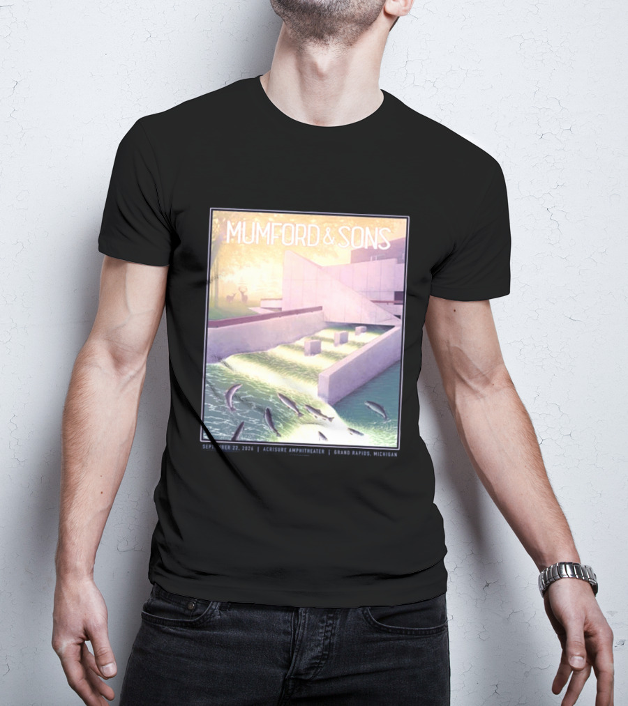 Mumford And Sons September 22 2026 Grand Rapids Acrisure Amphitheater Event T-Shirt
