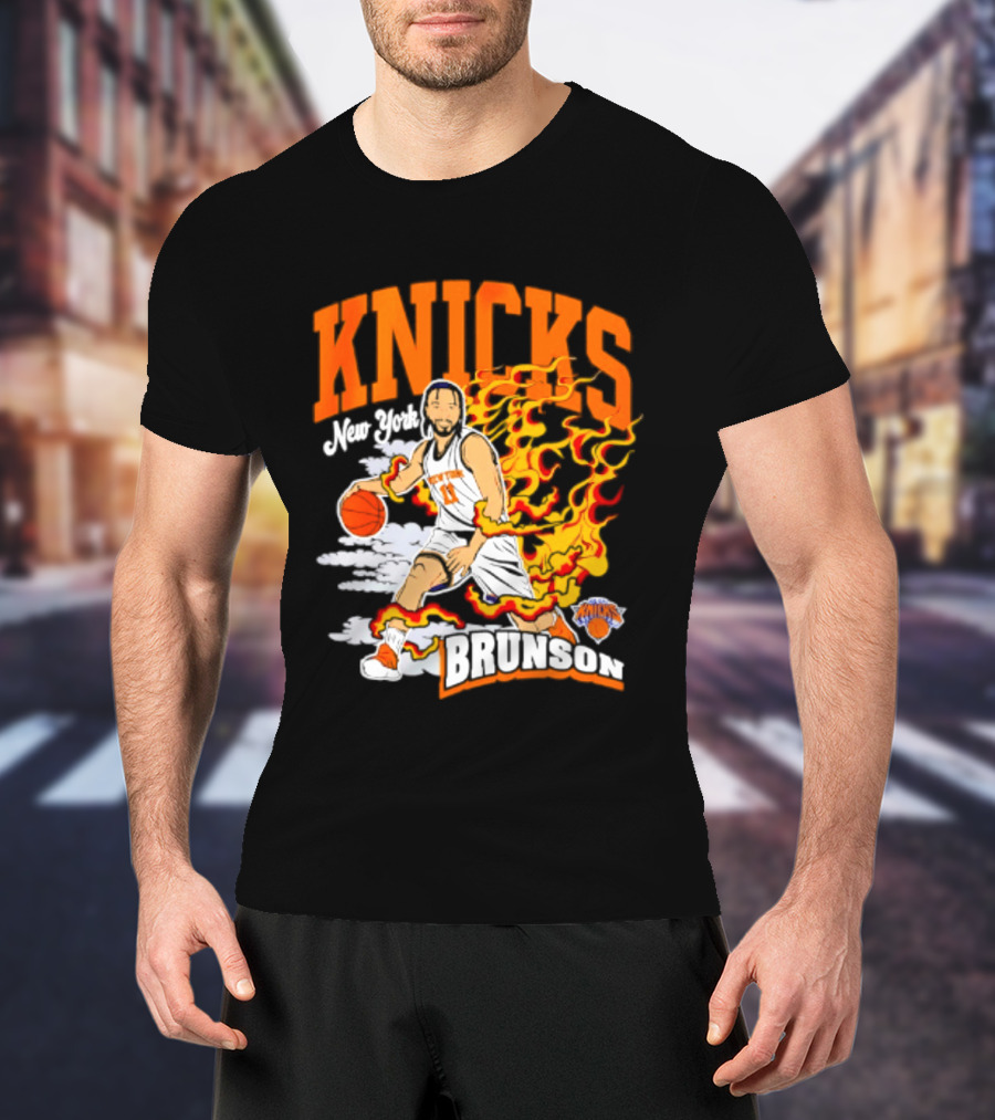 Knicks Jalen Brunson Fired Up New York Knicks T-Shirt