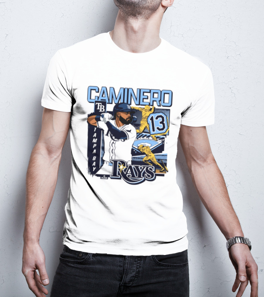 Caminero Tampa Bay Rays 13 Baseball Player T-Shirt