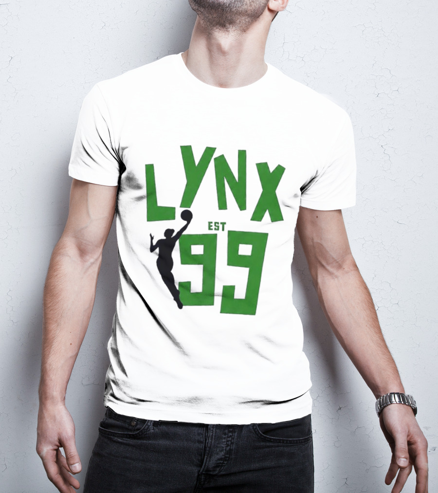 Lynx EST 99 Green Basketball T-Shirt