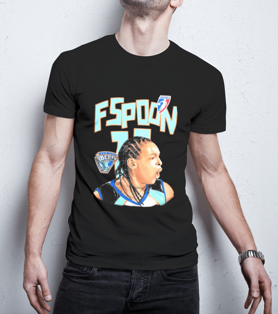 WNBA New York Liberty F Spoon 11 Iconic Player T-Shirt