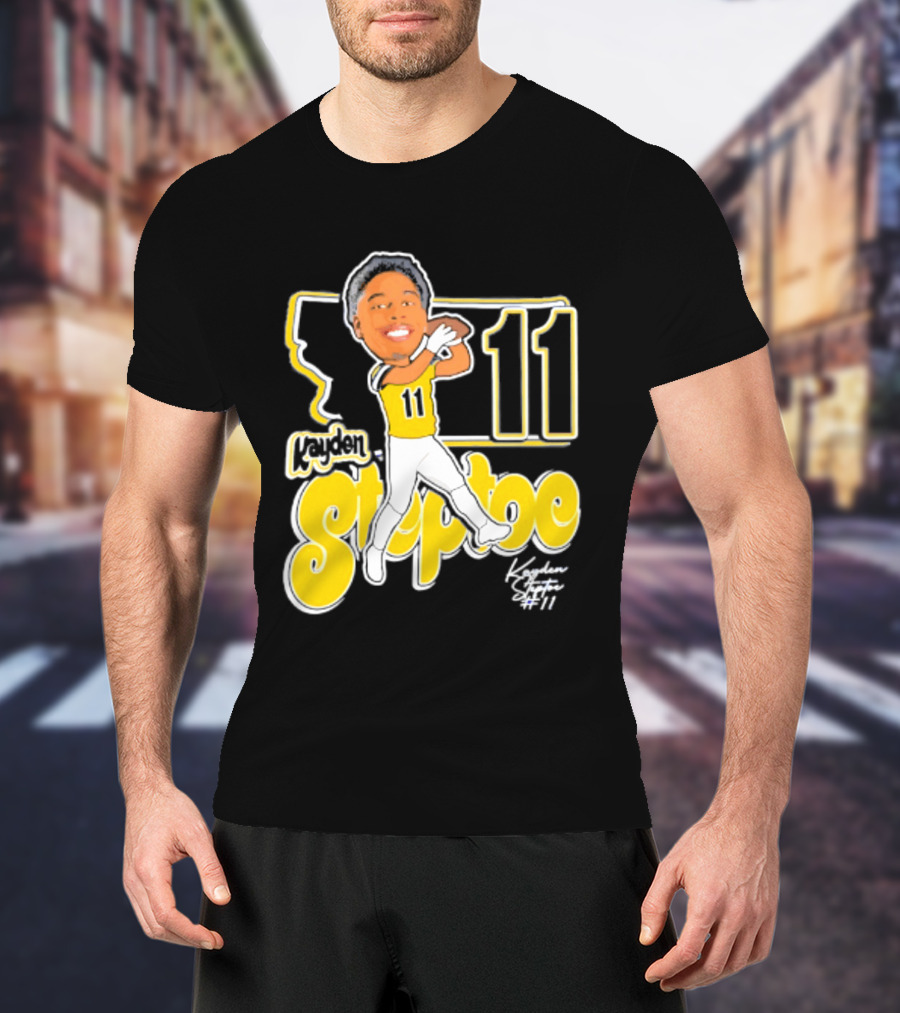 Montana State Bobcats Kayden Steptoe 11 Caricature 2026 T-Shirt