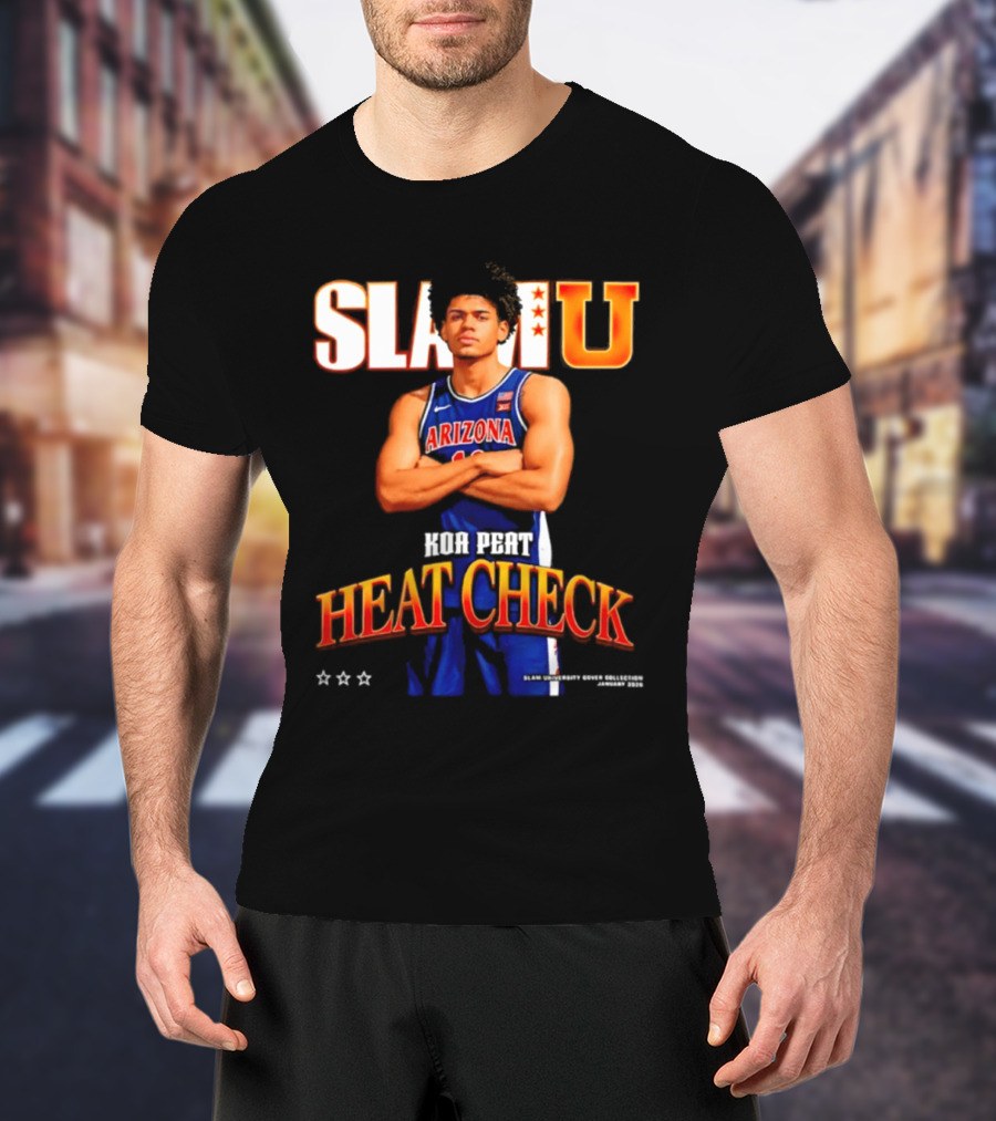 SlamU Arizona Heart Check Koa Peat T-Shirt