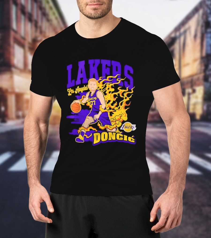 Los Angeles Lakers Luka Dončić Los Angeles Lakers Dončić T-Shirt