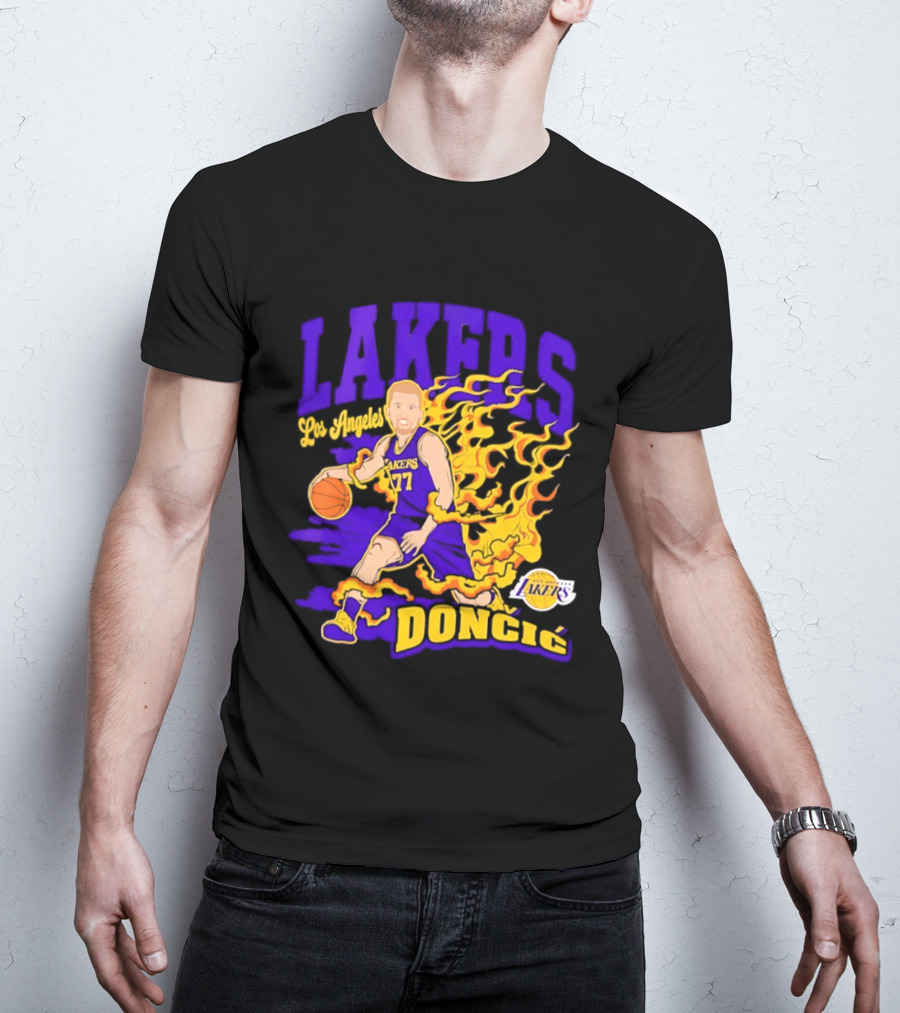 Los Angeles Lakers Luka Dončić Los Angeles Lakers Dončić T-Shirt