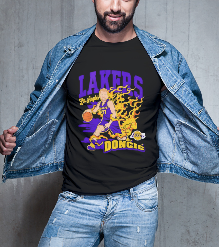 Los Angeles Lakers Luka Dončić Los Angeles Lakers Dončić T-Shirt