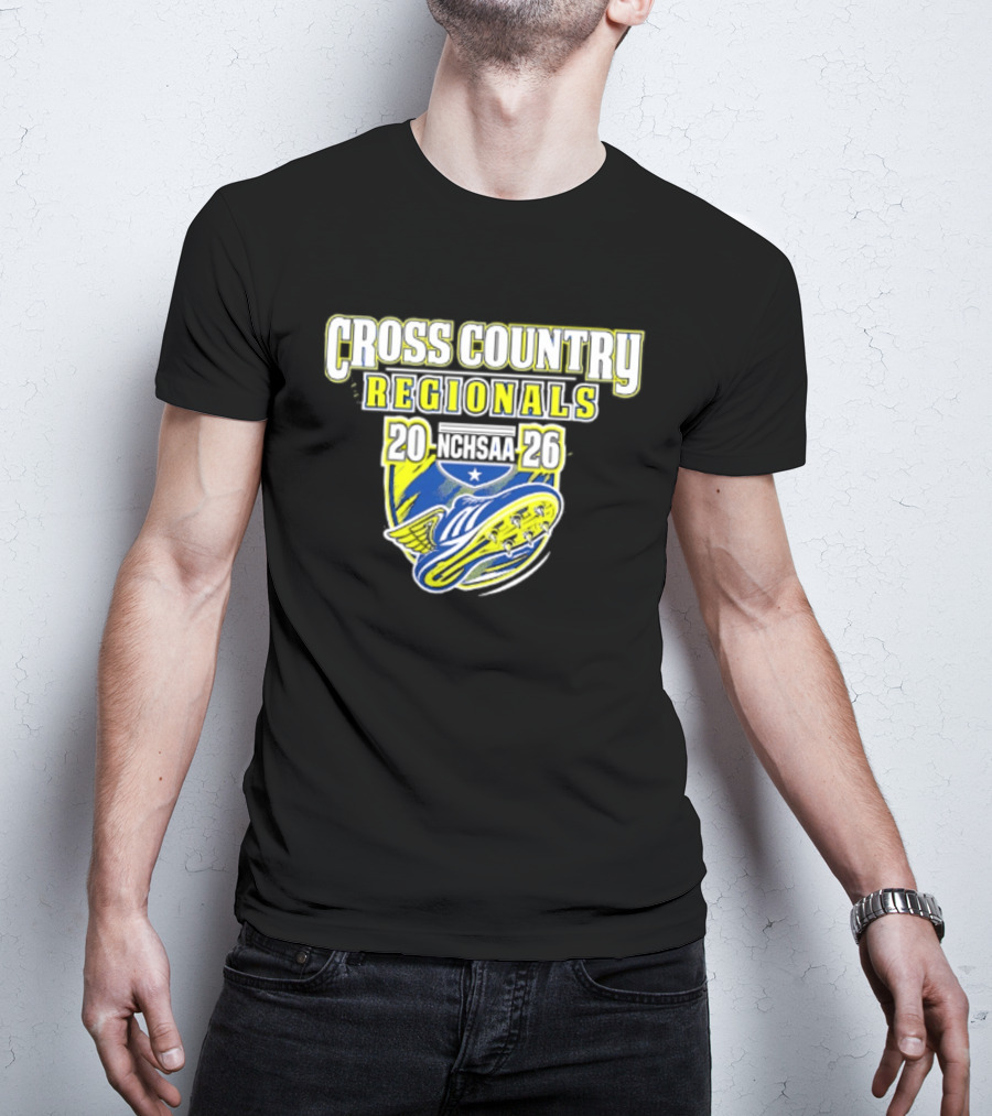 Cross Country Regionals 2026 North Carolina Running Event Crest T-Shirt