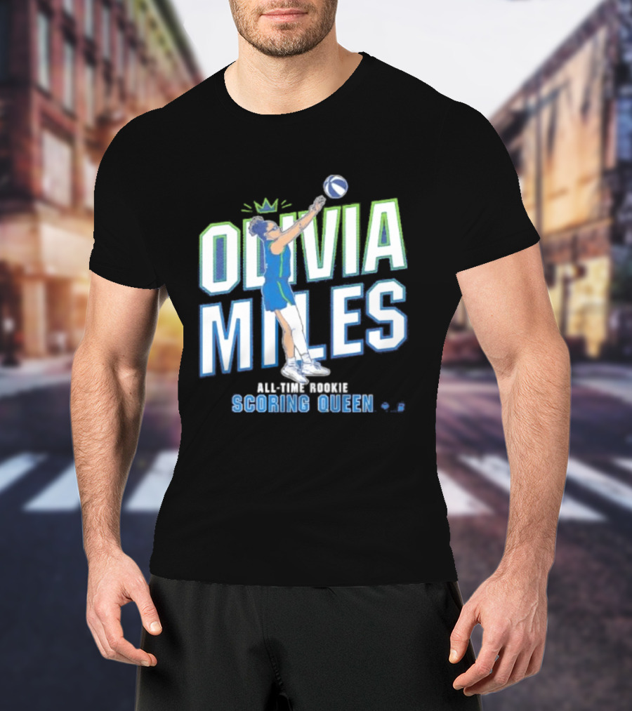 Olivia Miles All Time Rookie Scoring Queen Basketball T-Shirt