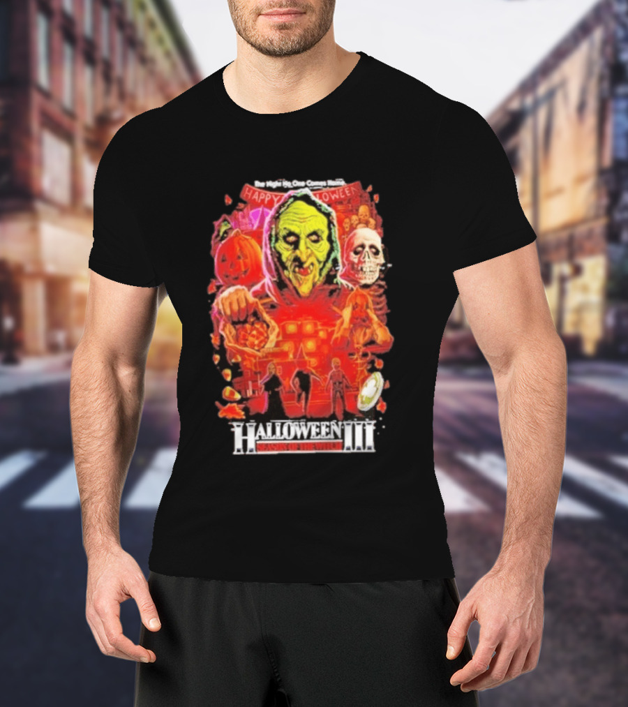 Halloween III Season Of The Witchcraft Happy Halloween Jack O' Lantern Skeleton Pumpkin T-Shirt
