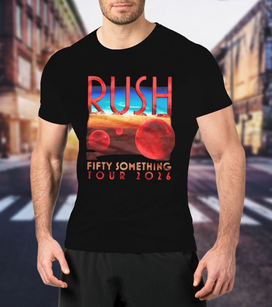 Rush Fifty Something Tour 2026 Spheres T-Shirt