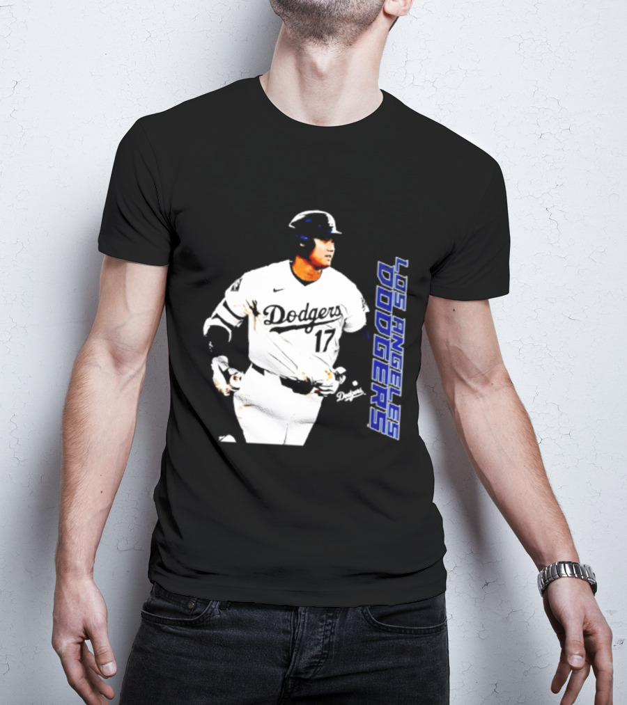 Shohei Ohtani Los Angeles Dodgers MLB Swing 17 T-Shirt