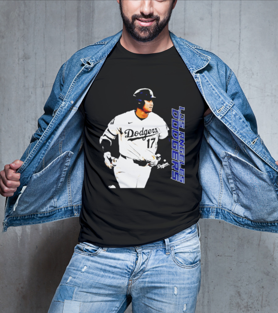 Shohei Ohtani Los Angeles Dodgers MLB Swing 17 T-Shirt