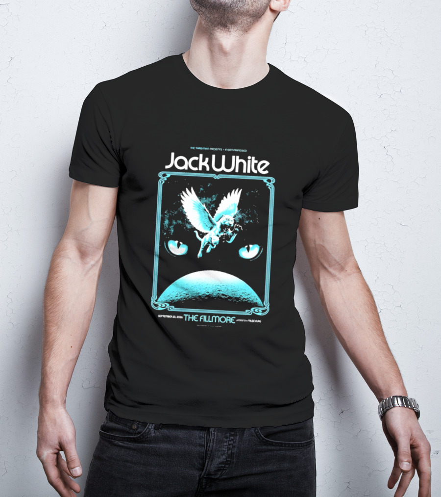 Jack White The Fillmore San Francisco September 23 2026 Angel Imagery Concert T-Shirt