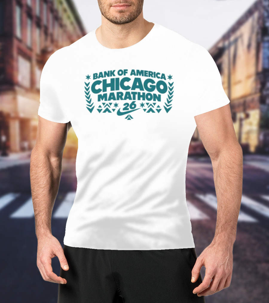 Bank Of America Chicago Marathon 26 Nike 2026 T-Shirt