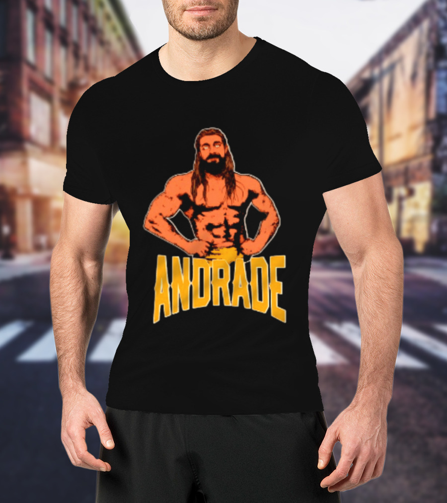 Andrade AEW Wrestling Lucha Libre Iconic Pose T-Shirt