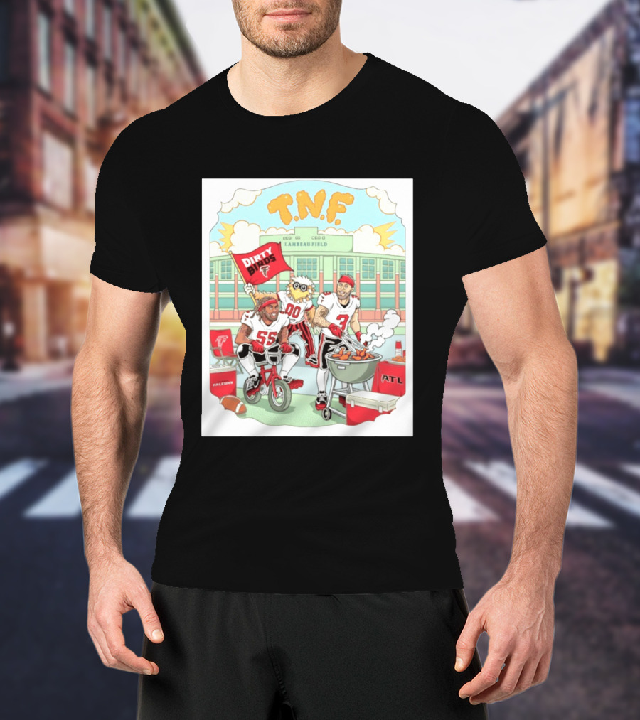 Atlanta Falcons Dirty Birds TNF Lambeau Field Tailgate Cooking T-Shirt