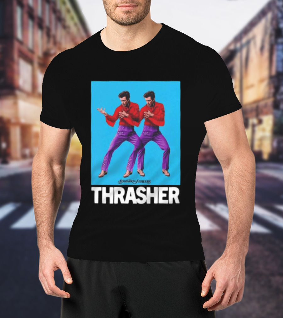 Brandon Flowers 2026 Thrasher Tour Double Vision T-Shirt