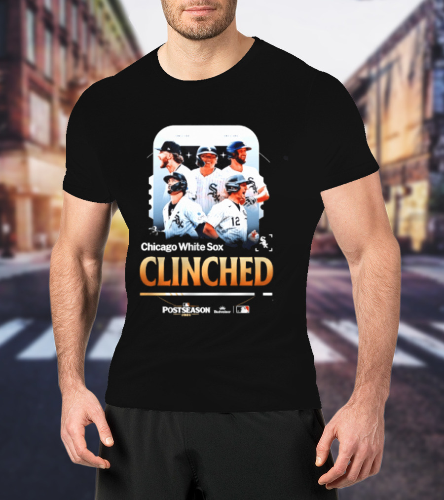 Chicago White Sox Clinched 2026 MLB Postseason Players Celebration T-Shirt