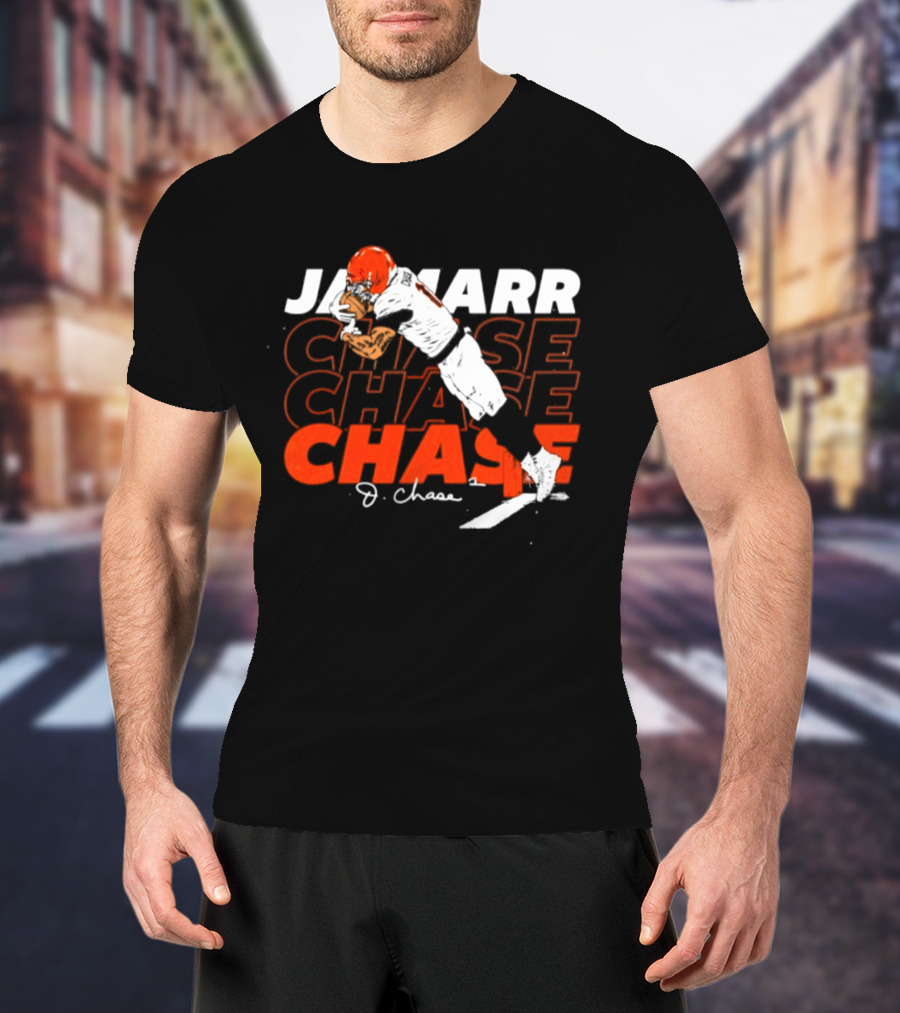 Ja'Marr Chase Cincinnati Bengals Football Player Chase J. Chase T-Shirt