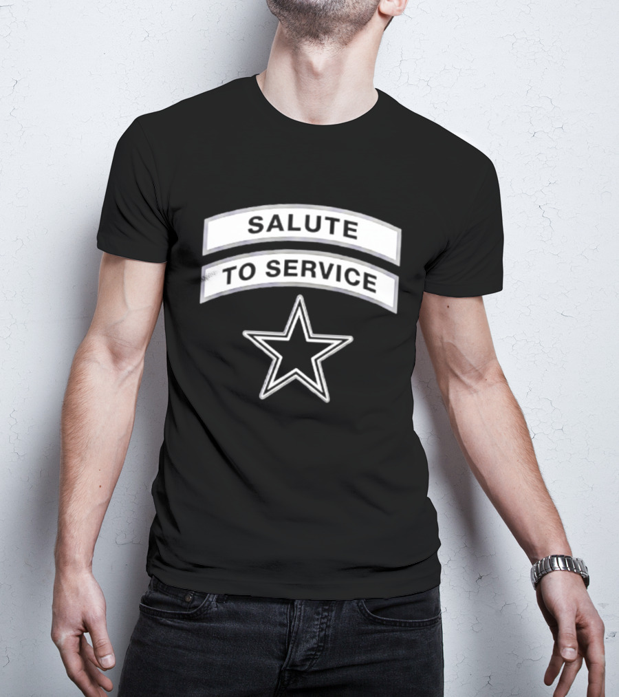 Dallas Cowboys Salute To Service Star 2026 T-Shirt