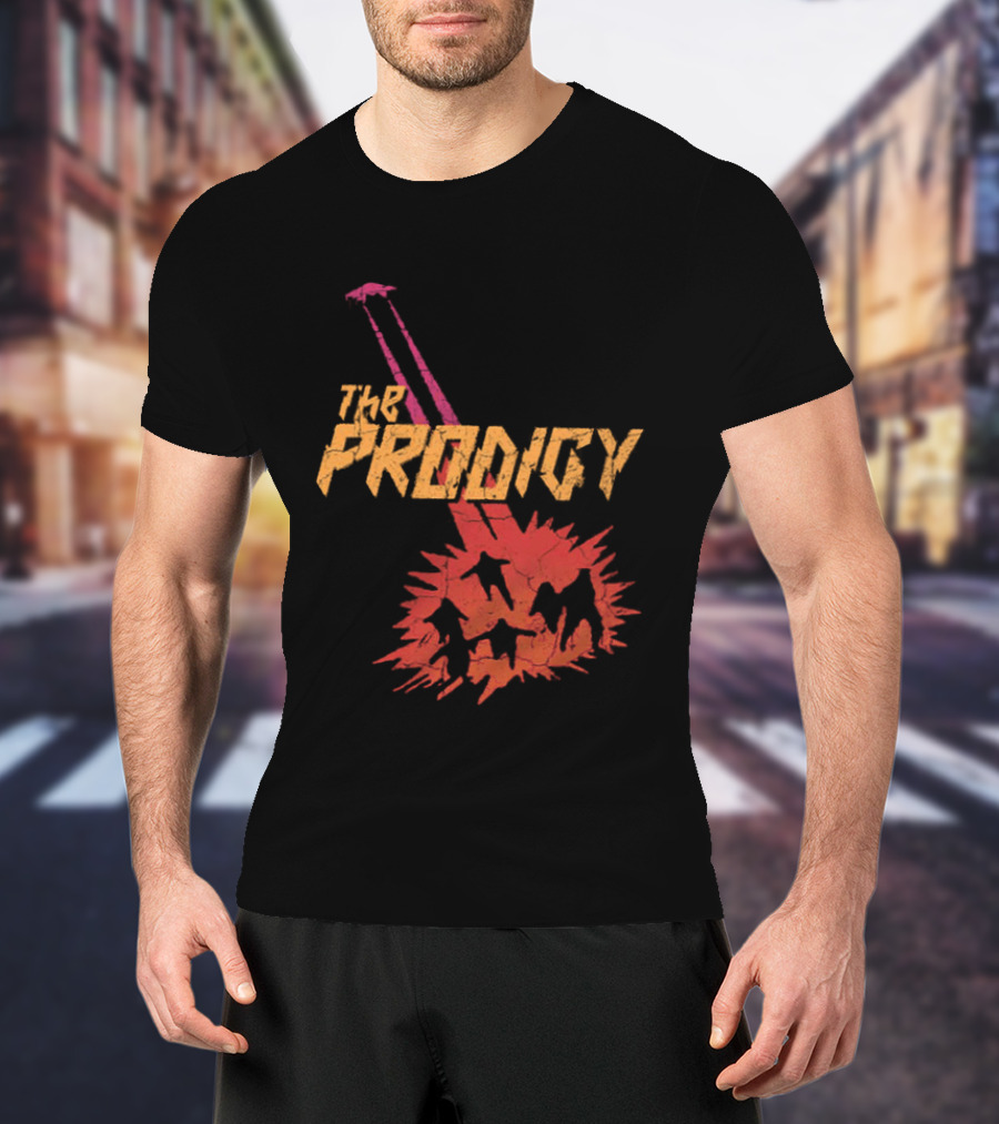 The Prodigy 2026 Tour Invaders UFO Explosion T-Shirt