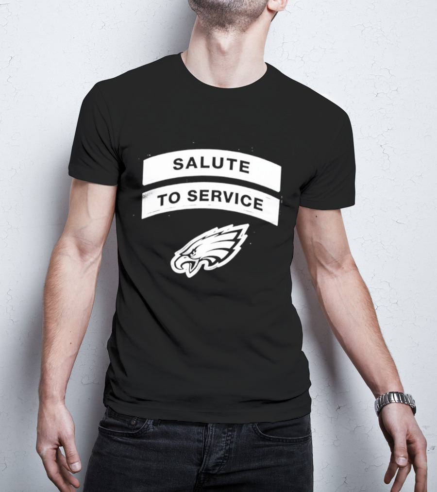 Philadelphia Eagles Salute To Service 2026 T-Shirt