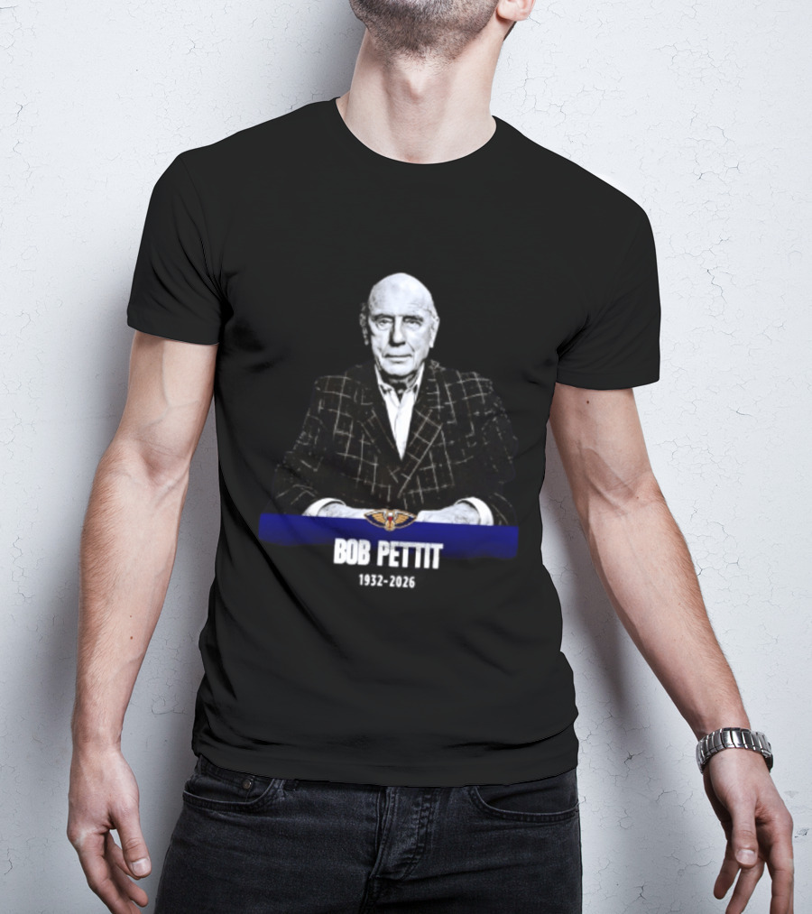 Bob Pettit 1932 2026 Pelicans T-Shirt