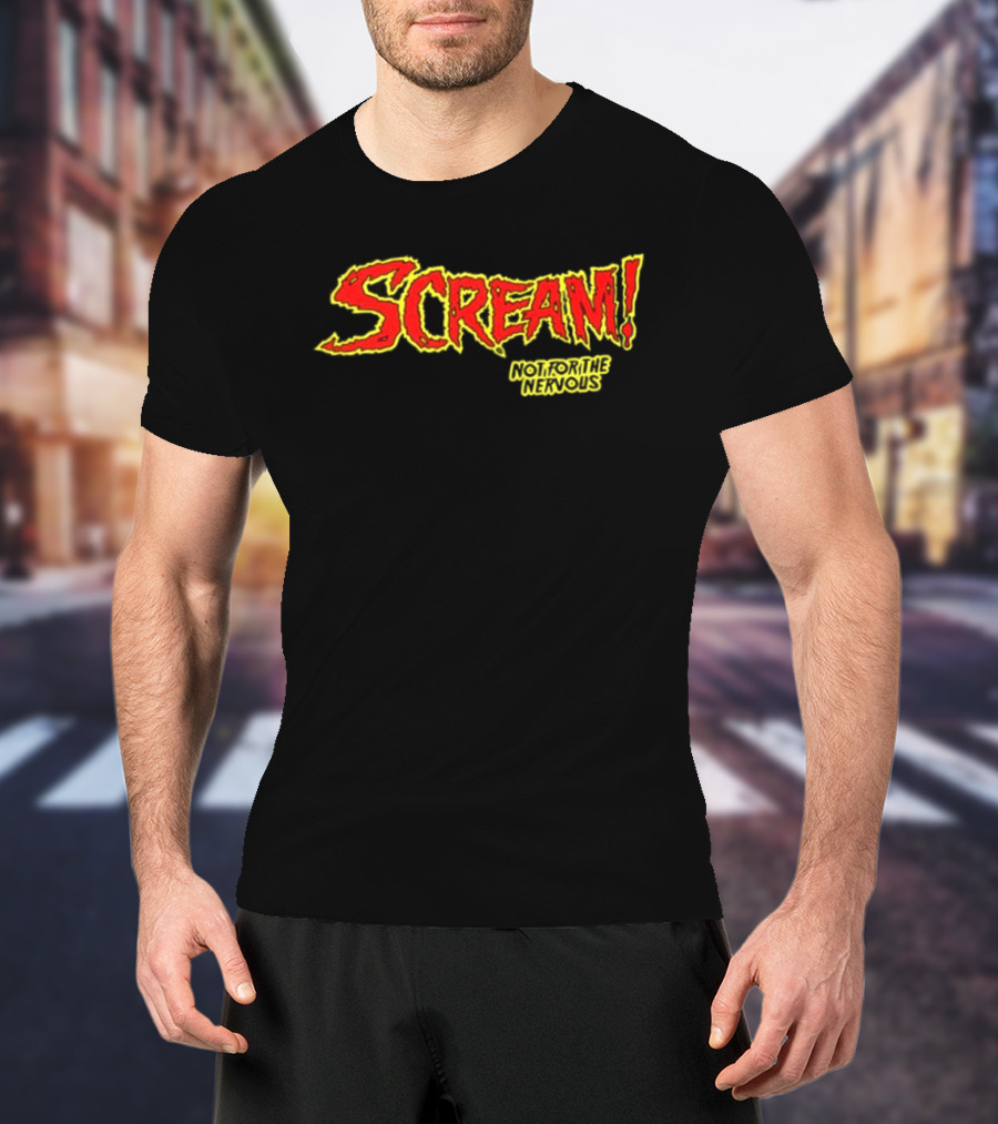 Scream Holiday Special Not For The Nervous Creepiest Special Ever Be Warned 2 Sided T-Shirt