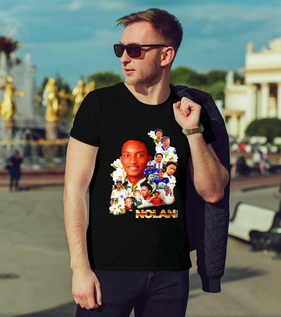 Justice For Nolan Wells 2026 Memorial Collage T-Shirt