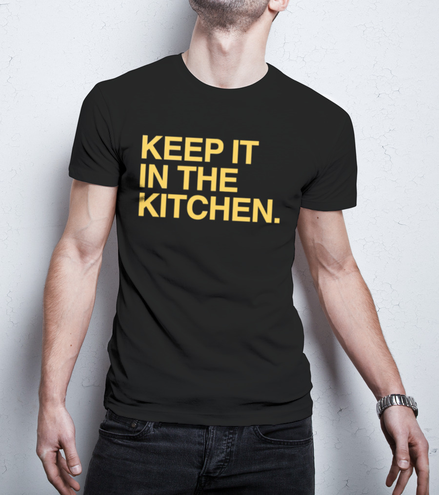 KEEP IT IN THE KITCHEN Notre Dame Fighting Irish Football T-Shirt