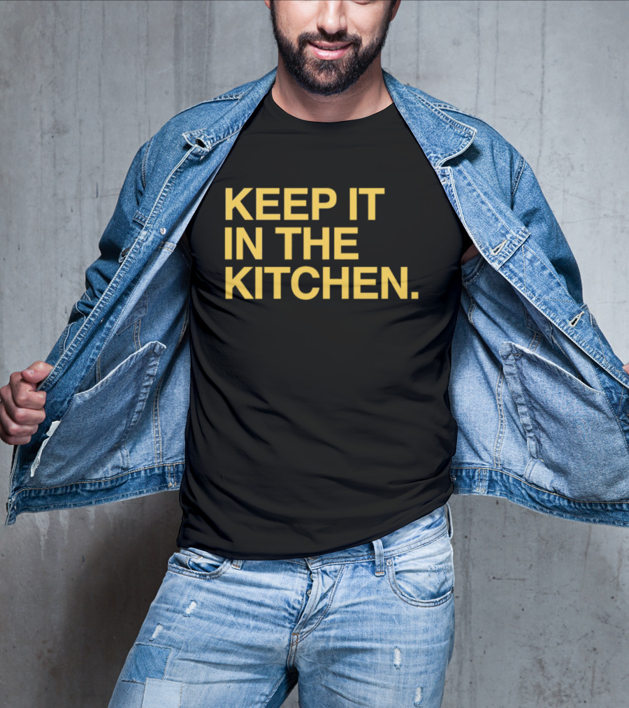KEEP IT IN THE KITCHEN Notre Dame Fighting Irish Football T-Shirt