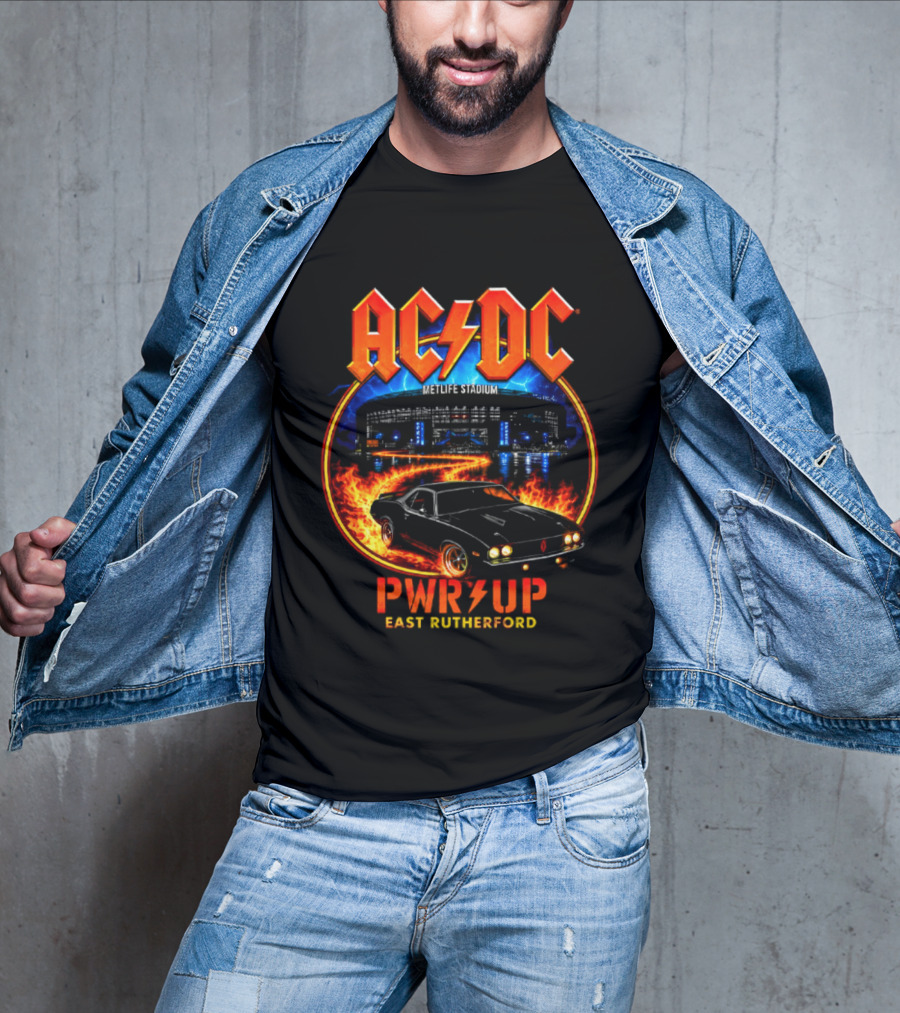 ACDC PWR UP Metlife Stadium East Rutherford 2026 Event September 25 T-Shirt