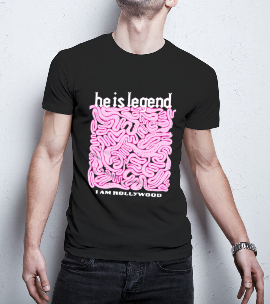 He Is Legend I Am Hollywood Los Angeles Streets Sunset Vine Melrose T-Shirt