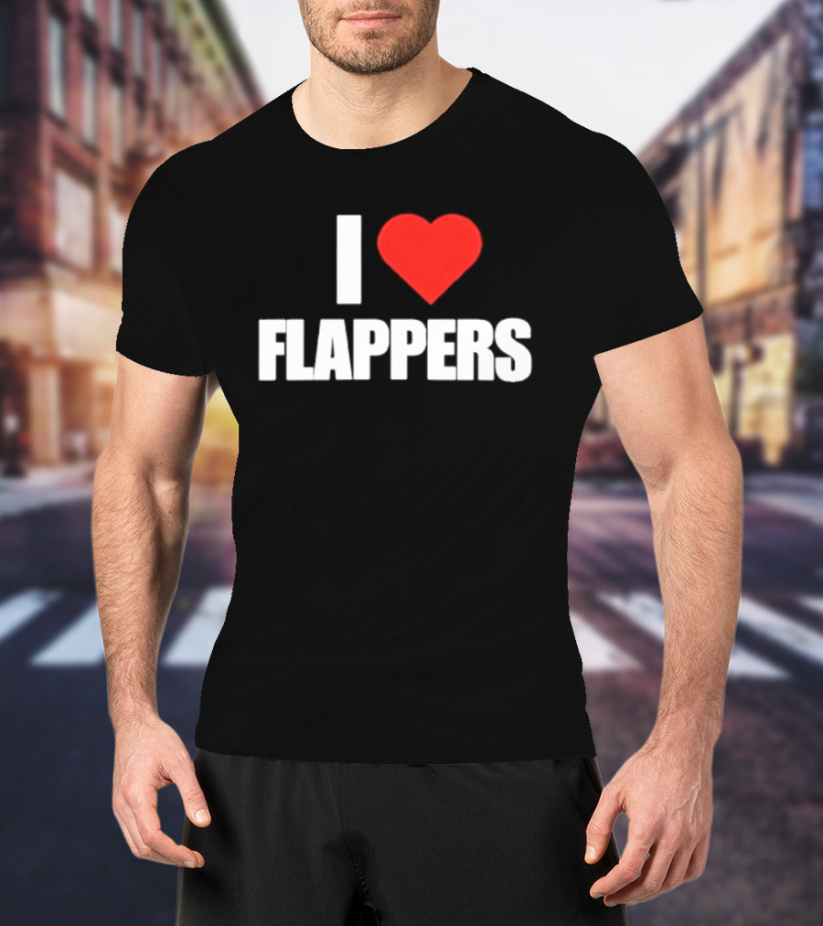I Heart Flappers Retro Style Nostalgia Fan Favorite T-Shirt