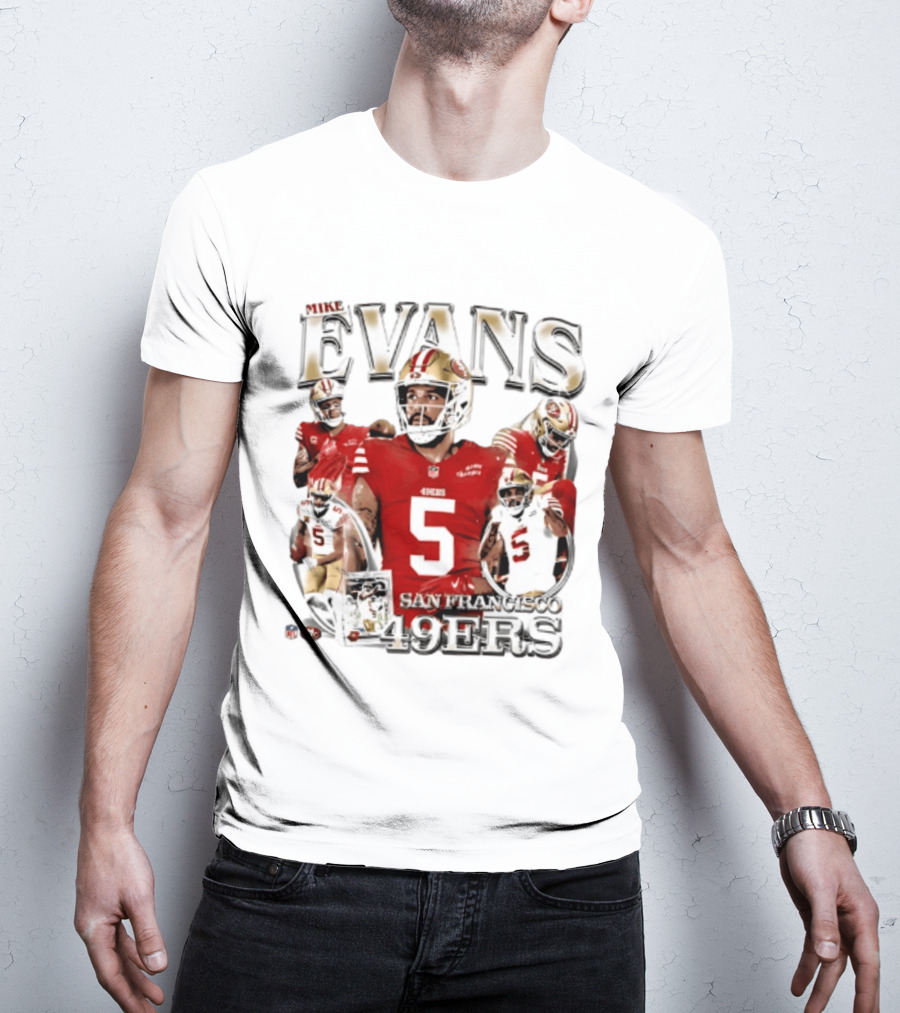 Mike Evans 49ers Player Collage San Francisco 2026 T-Shirt